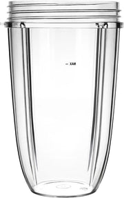 Sapcentrifuga riserva accessori bicchiere, per frullatore - Grande - 1 pezzo, bicchieri di ricambio adatti per NutriBullet accessori di ricambio bicchieri da 32 oz adatti per NutriBullet 600W e 900W frullatore - trasparente