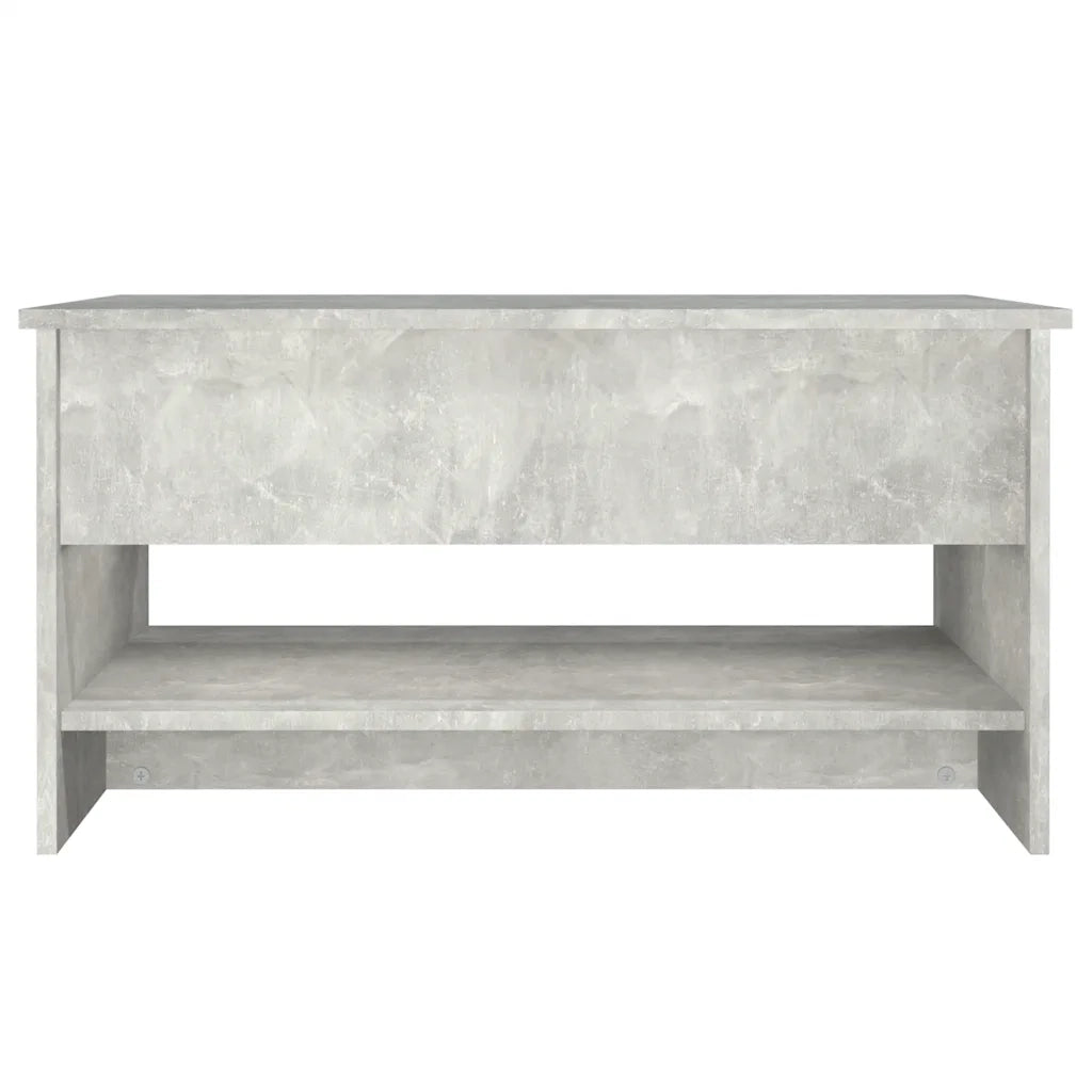 Tavolino da salotto | Tavolino da caff¨¨ | Tavolino da Soggiorno Grigio Cemento 80x50x40cm Legno Multistrato