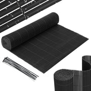 Paraschermo per Giardino e Terrazza 0,9x5m, Separazione Tuinafscheiding e Protezione da Ventosi, Resistente al Vento e alle Intemperie, UV-Resistente in Colore Antracite