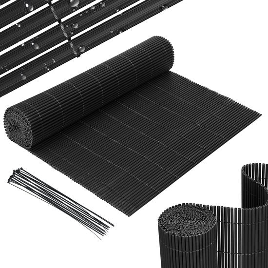 Paraschermo per Giardino e Terrazza 0,9x5m, Separazione Tuinafscheiding e Protezione da Ventosi, Resistente al Vento e alle Intemperie, UV-Resistente in Colore Antracite