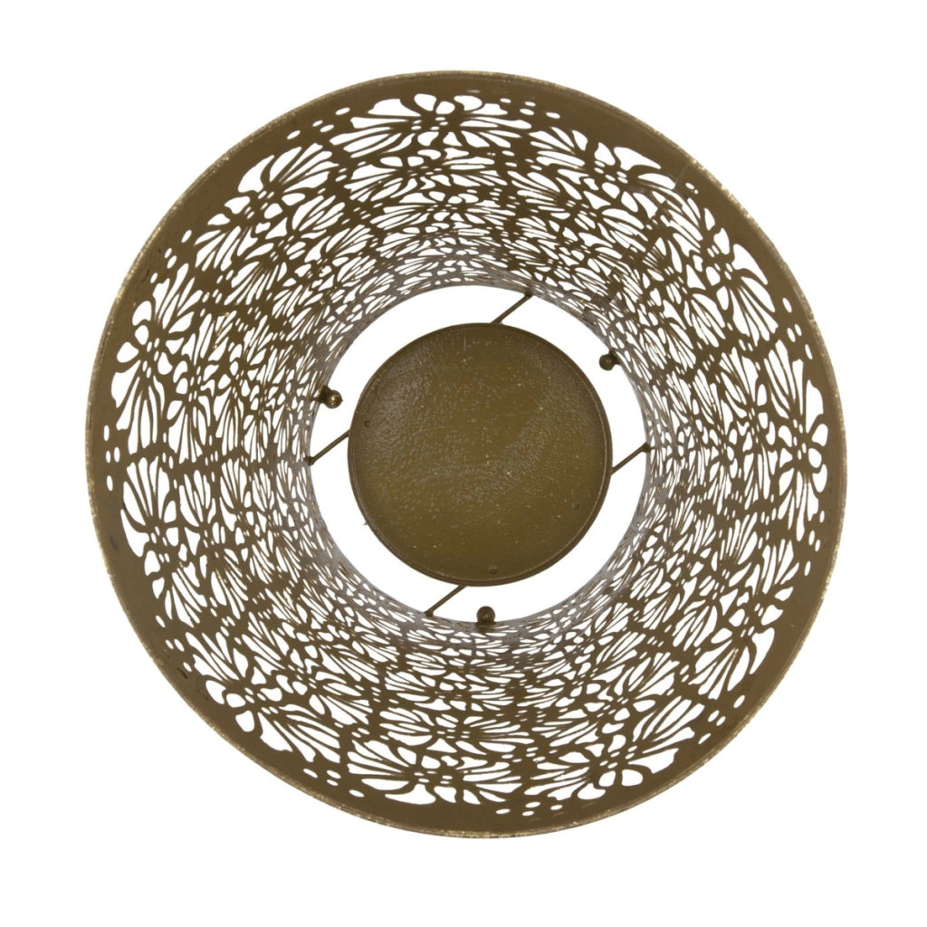 Porta Ombrelli VKH331, Oro, Metallo, 24x24x42 cm