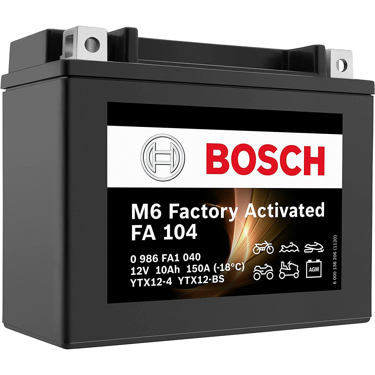BATTERIA FA101 10AH SX 10A