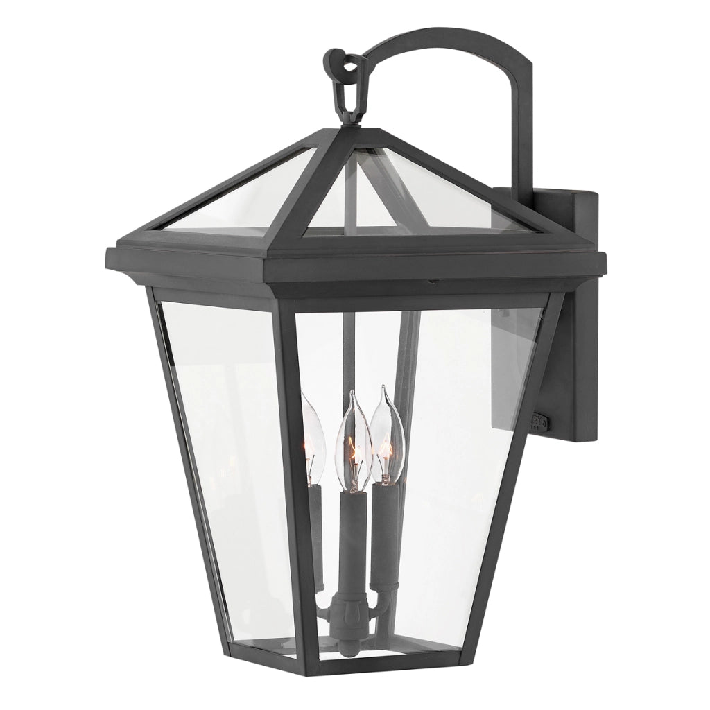 Applique esterna nera 3xE14 40W Alford Place Quintiesse
