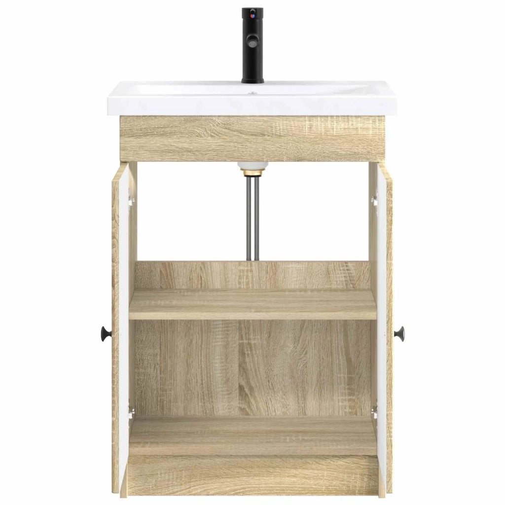 Set di mobili per il bagno Rovere Sonoma 56 x 37,5 x 81 cm 3404166