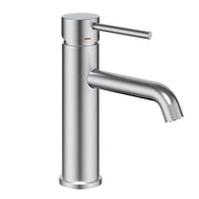 Rubinetto lavabo monocomando jazz ottone montag rapido nickel spazzolato piletta