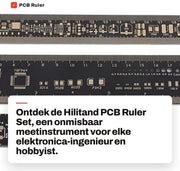 Set di Righello PCB - 3 pezzi - Righello multifunzionale preciso - Ideale per elettronica - Ottimo per tecnici - Preciso e duraturo - Adatto per...