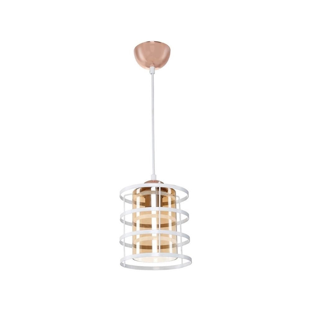 Lampada a sospensione metallo Mira ASZ1261 colore bianco