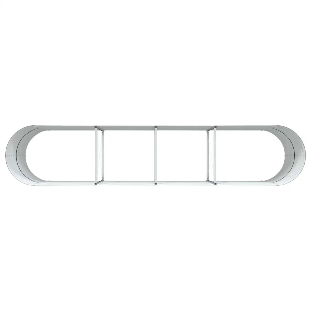 Letto Rialzato Marrone 400 x 80 x 81 cm Acciaio 42008132
