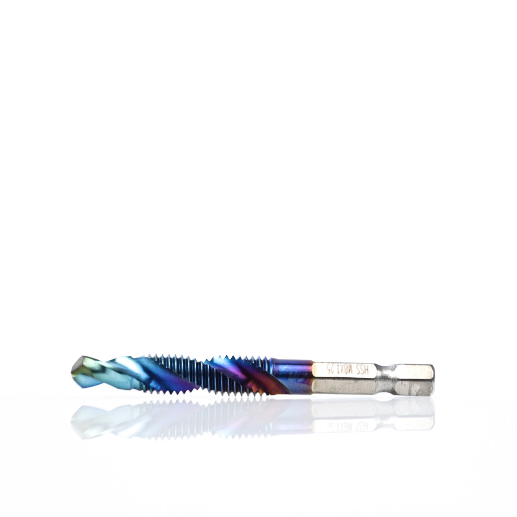 Set di Punte Maschiatrici M3-M8 – Acciaio HSS di Alta Qualità | 6 Pezzi, Attacco 1/4" | Per Metallo, Legno, Plastica