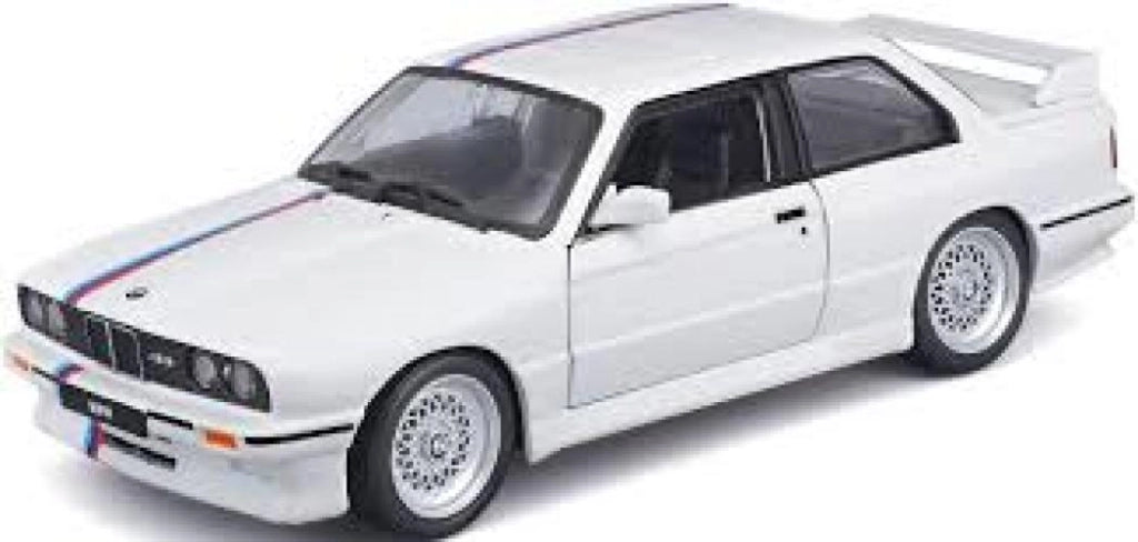 BMW 3 Series M3 1988,Modellino Veicolo  1:24,Licenza uffciale,Bburago,Eta 3+
