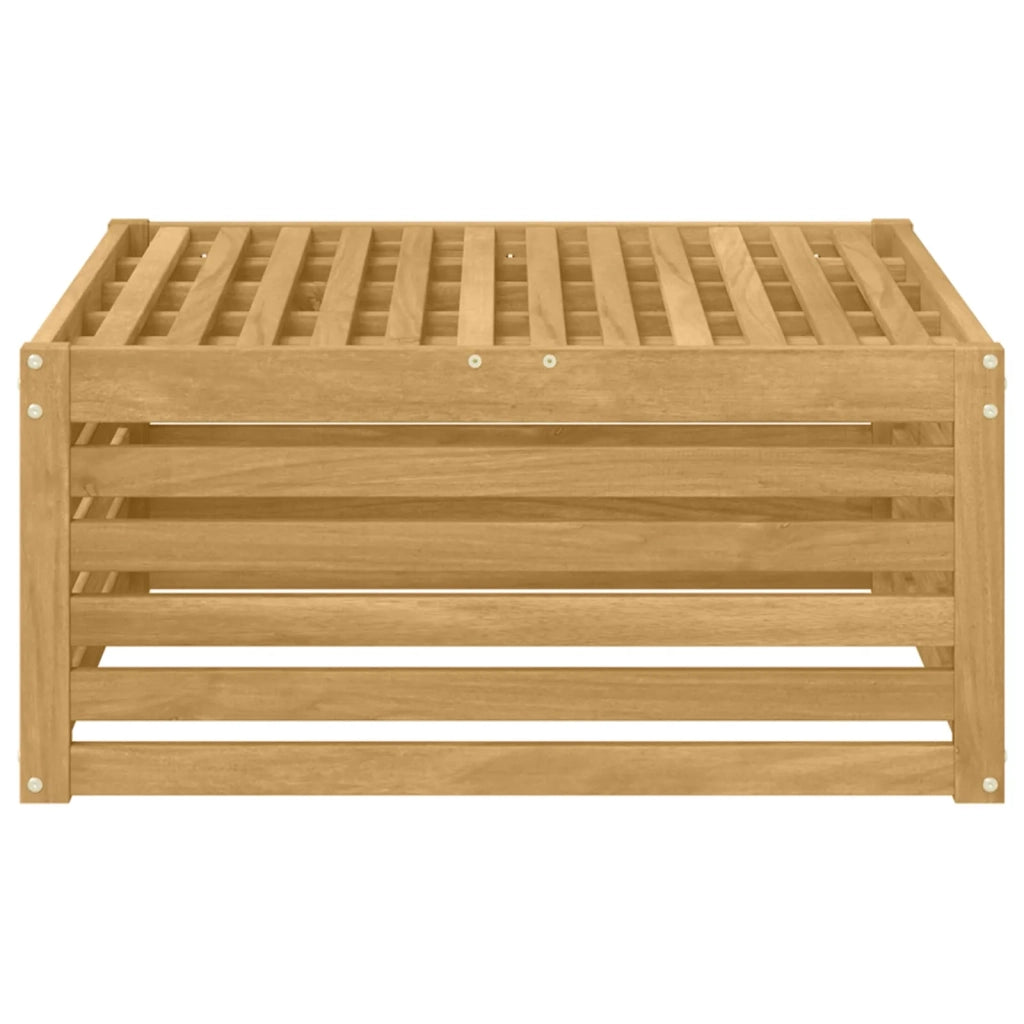Poggiapiedi da Esterno Legno di Acacia Massello Bianco 901561