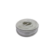 Cavo coassiale per antenna satellitare pvc bianco 50m tv matassa digitale DVB HD