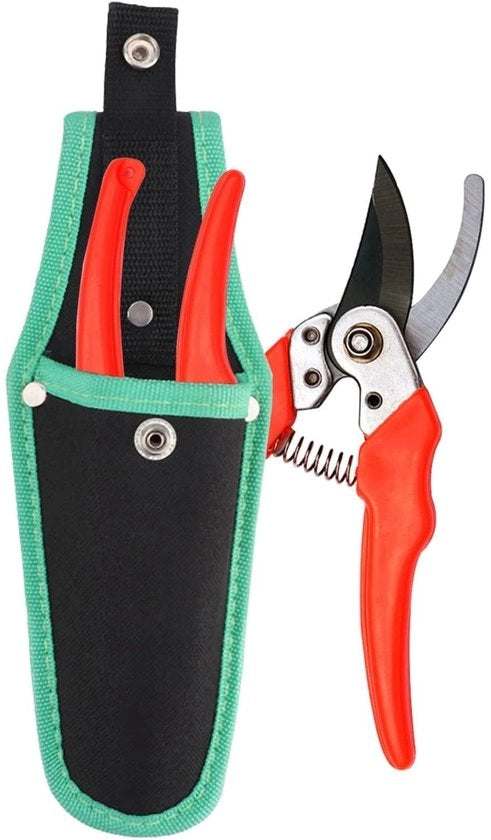 Sistema di Trattenuta per Tronchi di Potatura con Design Classico - Casella di Attrezzi - Accesso Rapido - Copertura in Panno di Vetro - Protegge e Mantiene gli Attrezzi Affilati - Tronco di Potatura