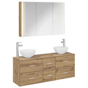 Set di mobili per il bagno 4 pcs Rovere Artigianale 3406710