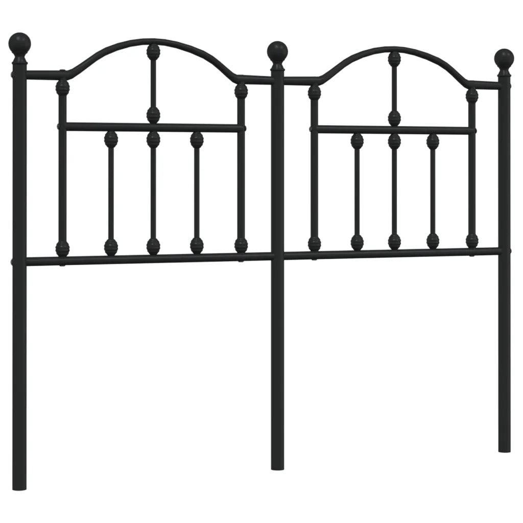 Testiera di Ricambio in Metallo Nero 120 cm 353470