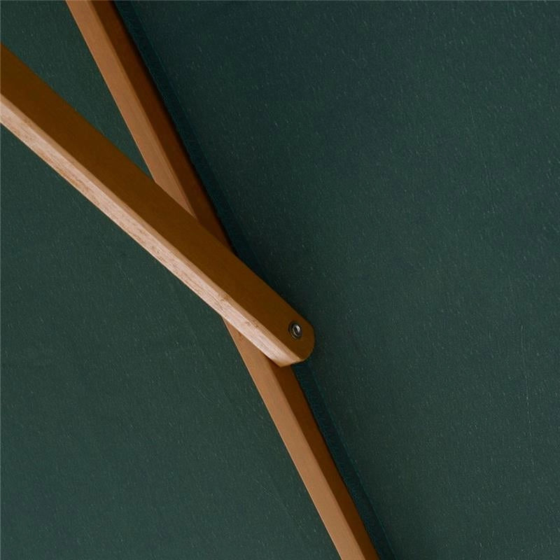 OMBRELLONE IMPERMEABILE IN LEGNO 2 X 3 X 2,5 M VERDE