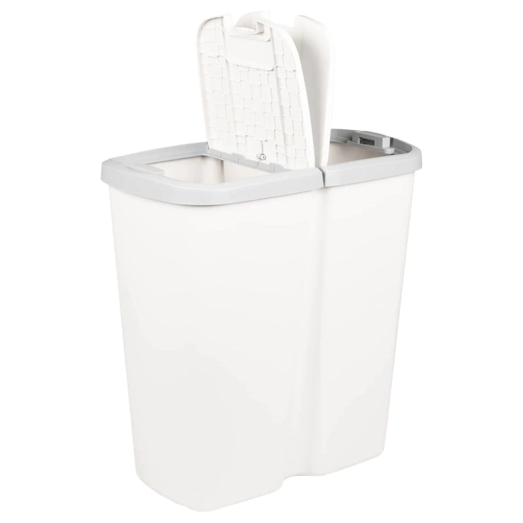Cestino della Spazzatura Bianco 48,5 x 28 x 51 cm PP 42033395