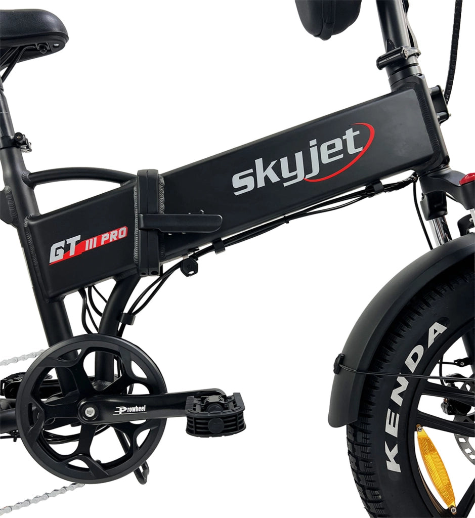 Bicicletta Elettrica GT3 PRO 250W con Freni Idraulici Display XXL e Chiave NFC Nero