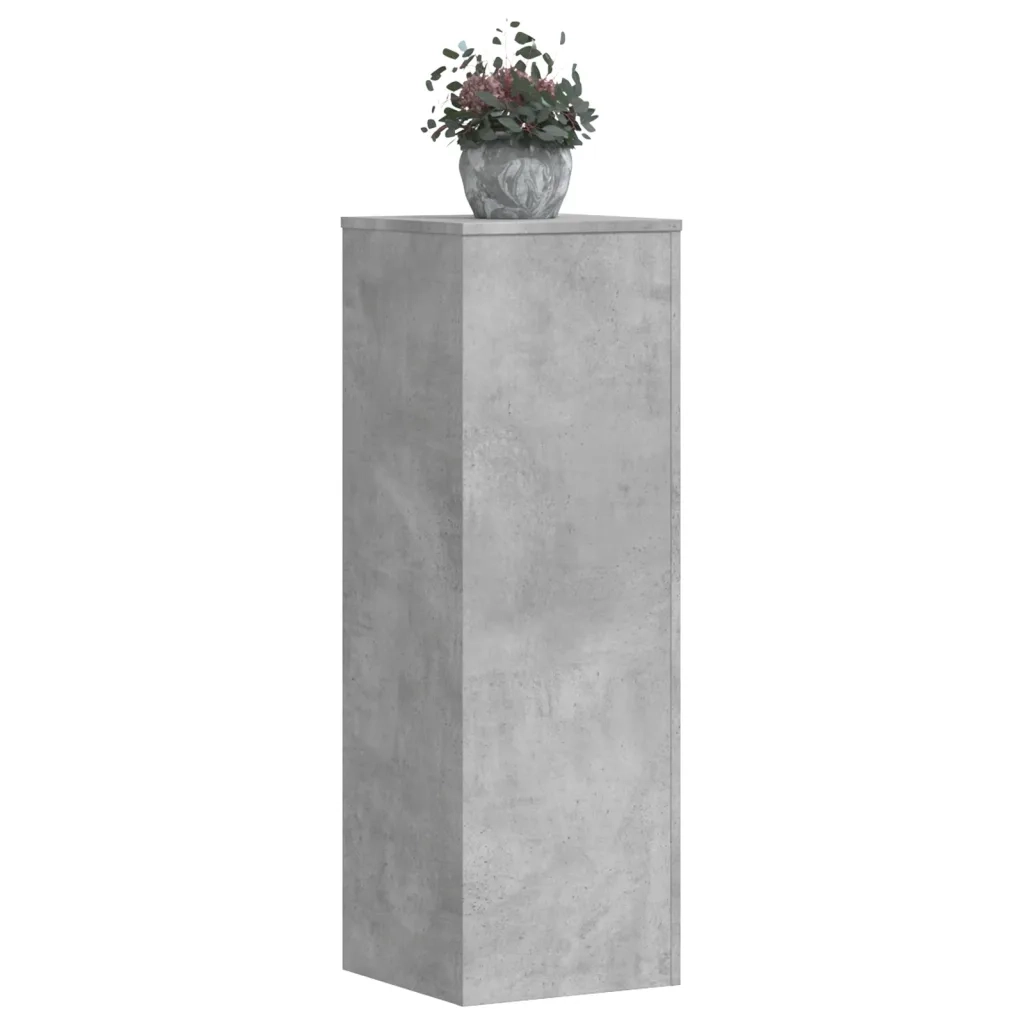 Supporti per piante | Sostegno per piante 2 pz Grigio Cemento 33x33x100cm Multistrato
