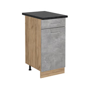 Vicco Mobiletto base per cucina Calcestruzzo 40 cm , PL Antracite