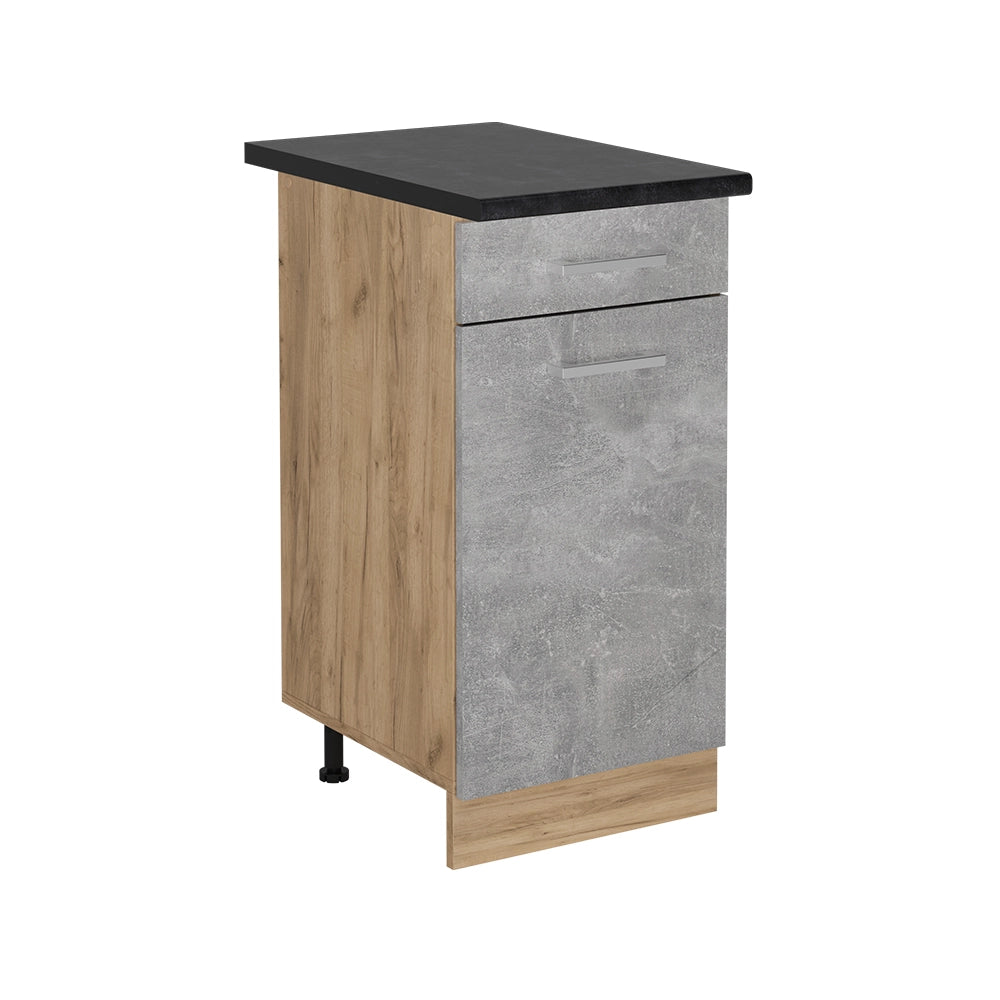 Vicco Mobiletto base per cucina Calcestruzzo 40 cm , PL Antracite