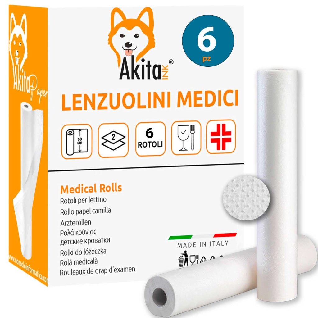 Akitaink Lenzuolino medico carta offerta