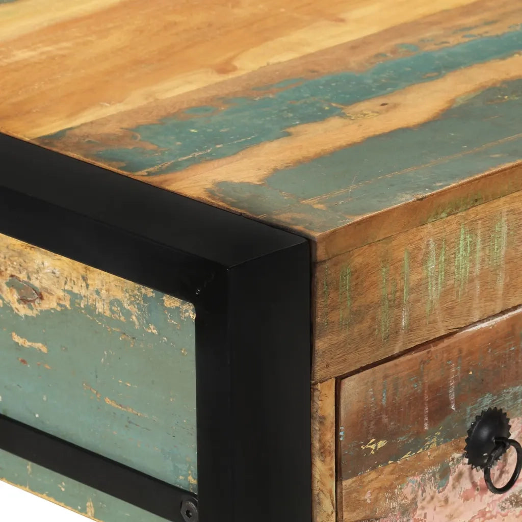 Scrivania in Legno Massello Anticato cod mxl 76506
