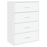 Buffet credenza cassettiera armadio mobile contenitore organizer per cucina soggiorno salotto 60 x 31 x 84 cm legno ingegnerizzato bianco 02_0030346