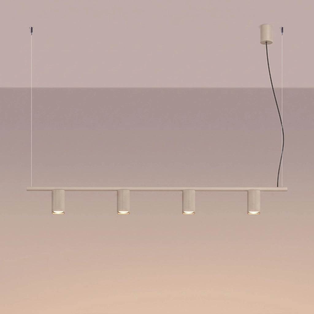 Lampadario RAYO 4 tortora