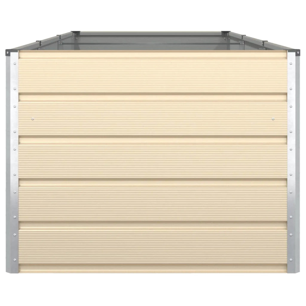 Fioriera Avorio 290 x 100 x 75 cm Acciaio zincato
