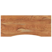 Piano Tavolo | Superficie Tavolo | Piano Scrivania 120x50x2,5cm Rettangolare Legno Massello Acacia