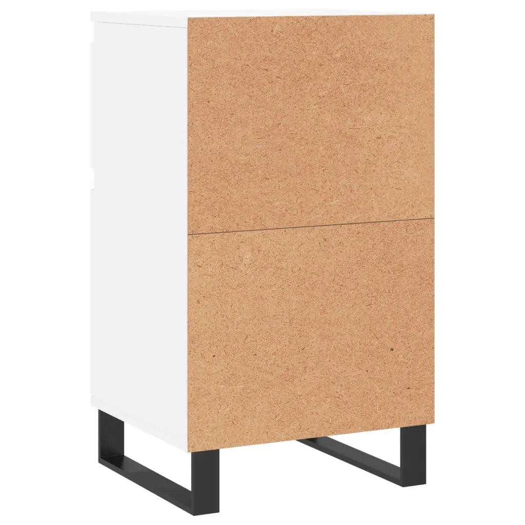 Credenza Bianca 40x35x70 cm in Legno Multistrato 831164