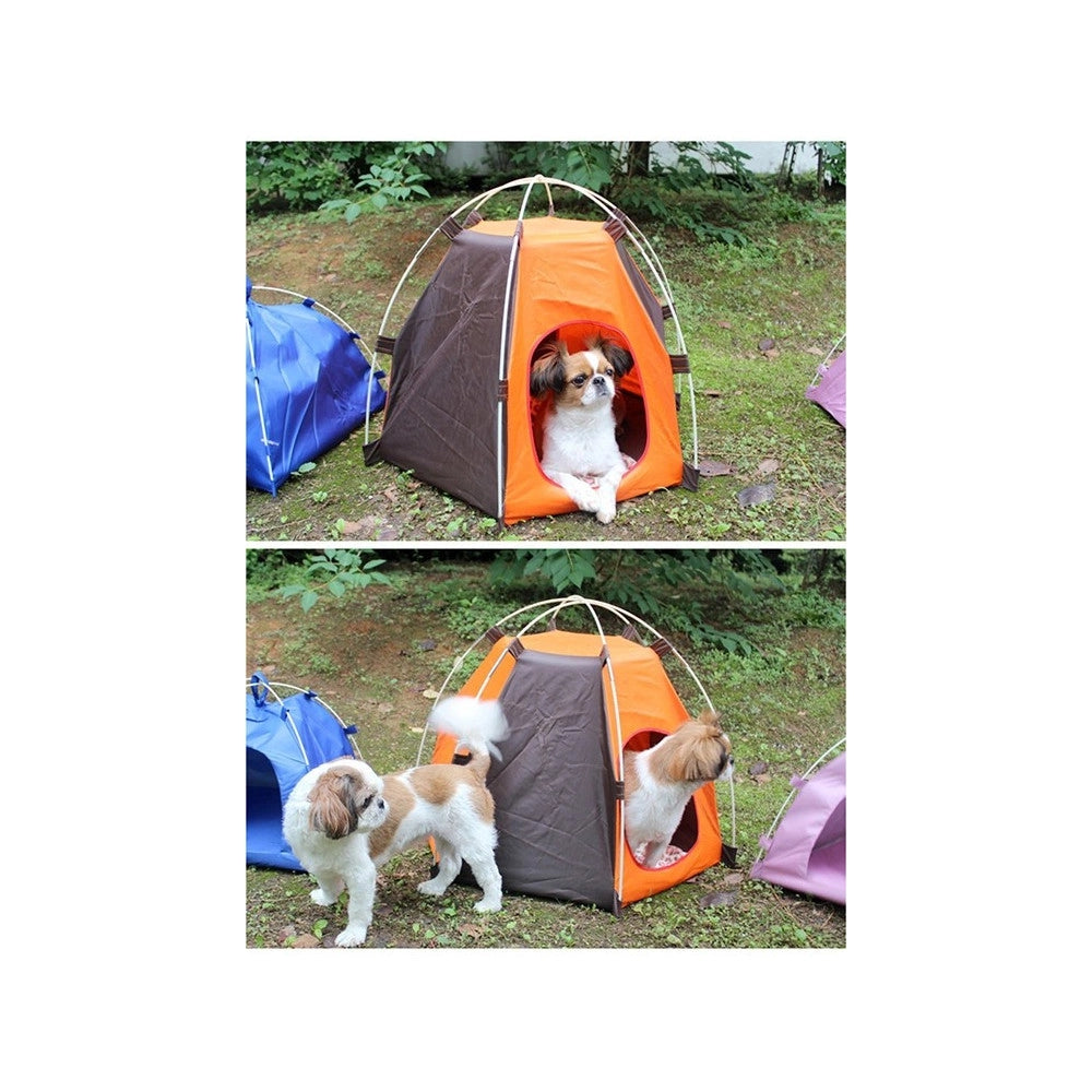 Trade Shop - Cuccia Tenda Portatile Per Animali Impermeabile Da Esterno Ripiegabile Spiaggia -