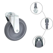 Ruote Girevoli con Foro per Bulloni 4 pz 125 mm CFW1671306