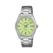 Orologio casio utp 1302pd 3a2vef silver e green