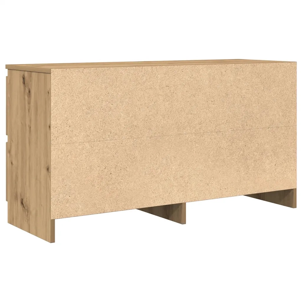 Mobile TV | Armadietto TV | Mobile Porta TV Rovere Artigianale 100x35x54 cm in Legno Multistrato