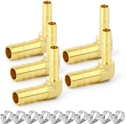 Flessibile 2 vie per connessione di tubo - 5 pezzi di connettori - 10 pezzi di viti - Pressione di funzionamento 0-1 MPA - Temperatura -50-120°C - Connessione di tubo flessibile
