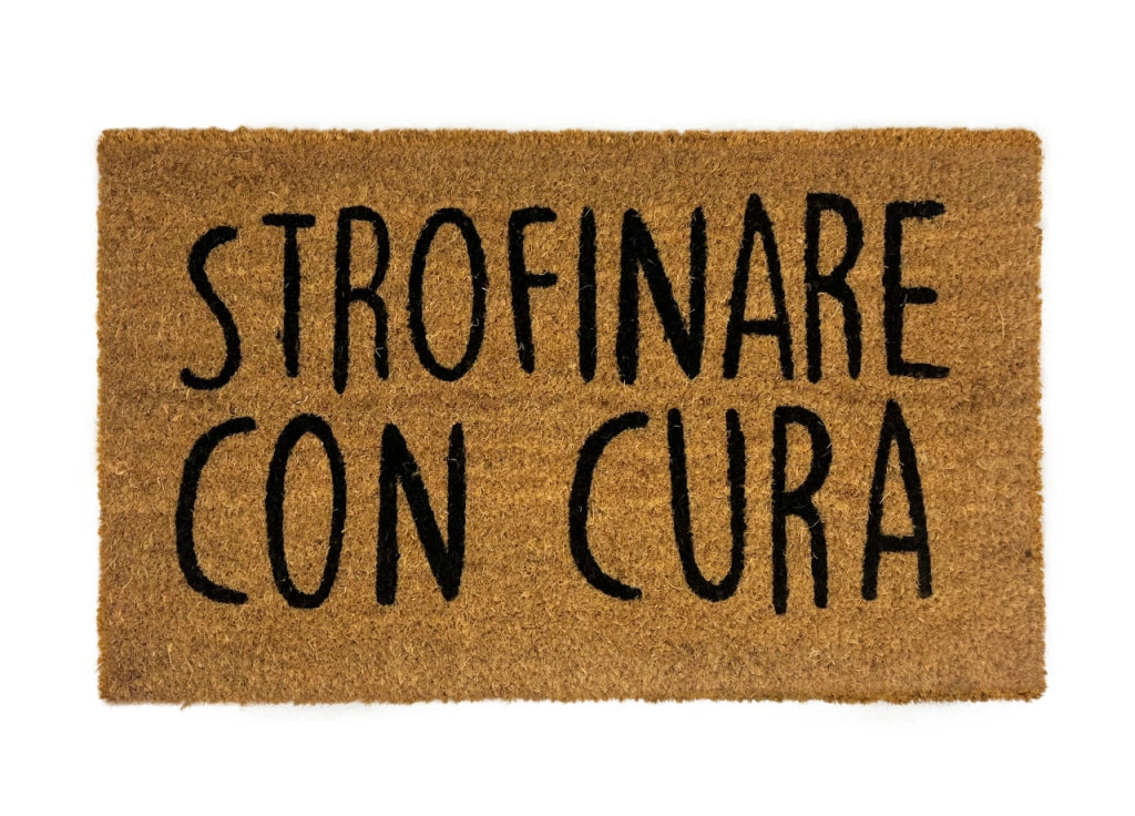 Zerbino Entrata Ingresso Casa Antiscivolo Cocco Allegro Strofinare Con Cura
