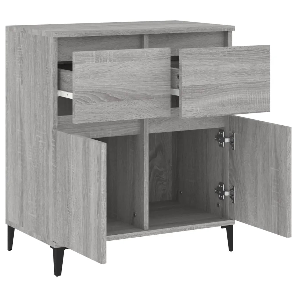 Credenza-Buffet-Armadio da cucina Grigio Sonoma 60x35x70 cm in Legno Multistrato 861964