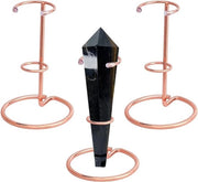 Display stand per cristalli in rosso oro - 8,5 x 13 cm