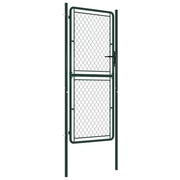 Cancello da Giardino in Acciaio 100x200 cm Verde 144407