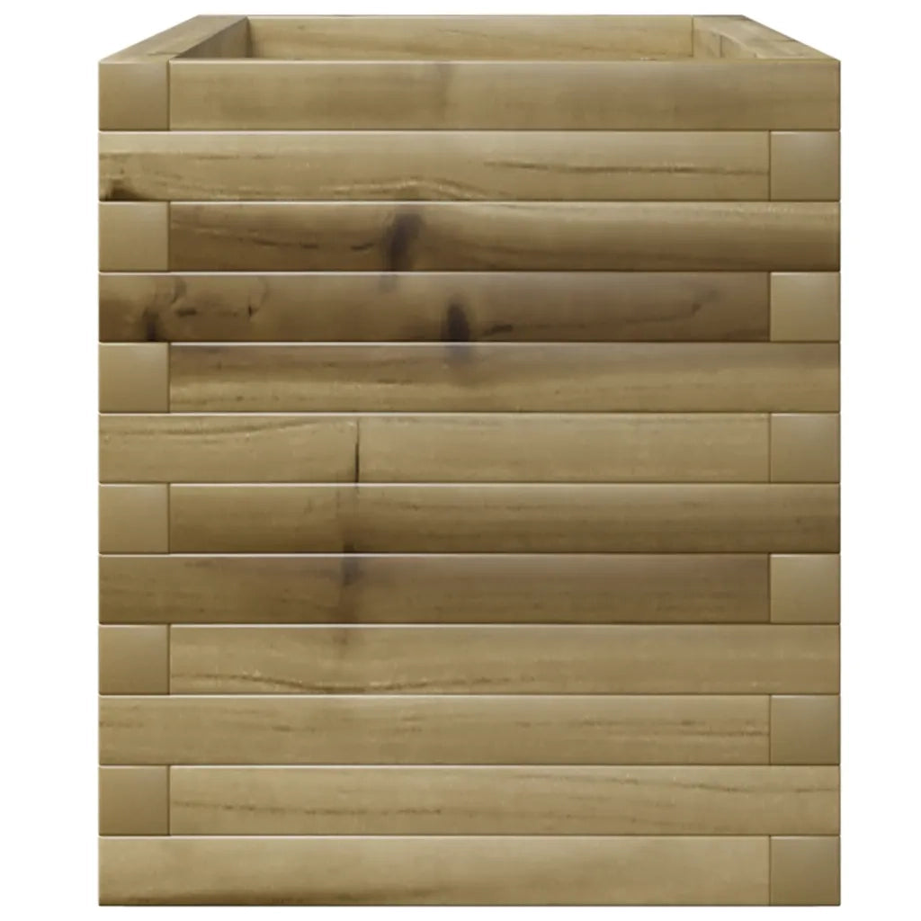 vidaXL Fioriera da Giardino 110x40x49,5 cm in Legno di Pino Impregnato