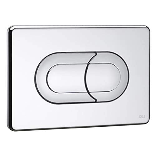 Placca di scarico incasso pneumatica cromata lucida salina oli 0640084