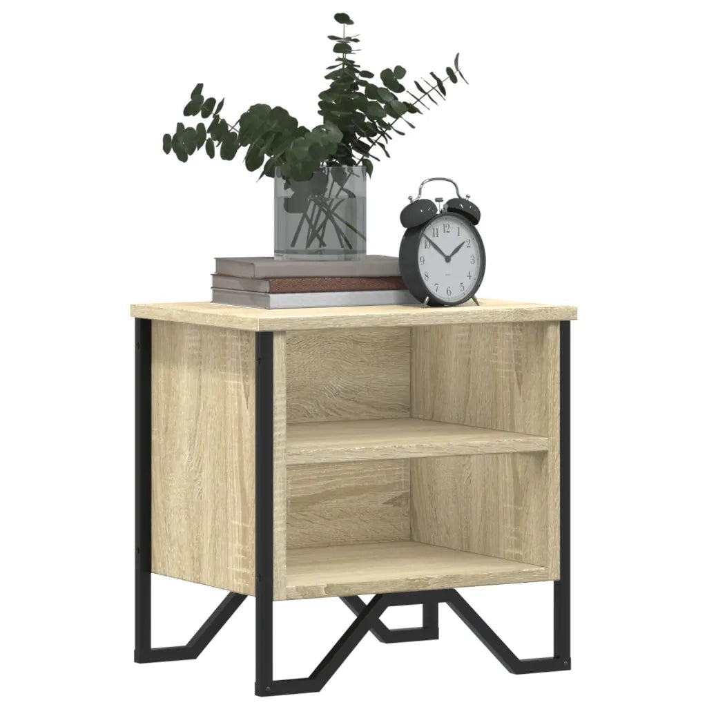 Comodini Rovere Sonoma 2pz 40x30x40 cm in Truciolato