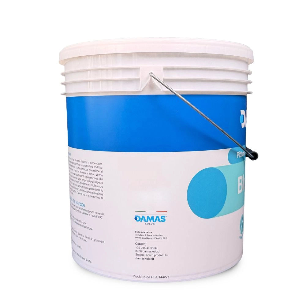 Damas kolor idropittura traspirante antimuffa bluocean interni *** formato 2.5 lt, confezione 1
