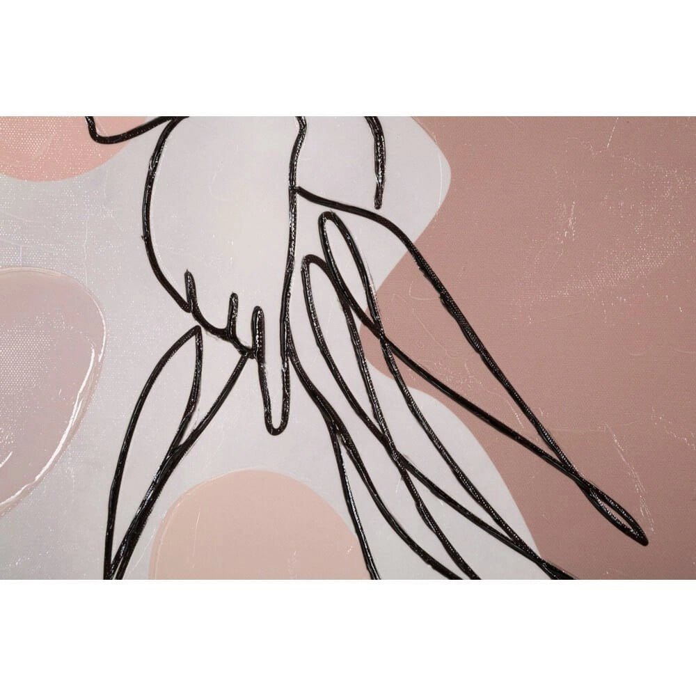 Stampa Dipinta Fiore cm 80X2,8X120 - LADY