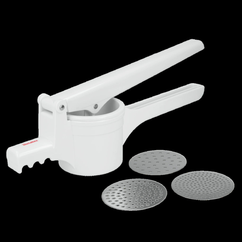 Schiacciapatate Plastica Abs 3 Dischi Inox Pressy - Metaltex