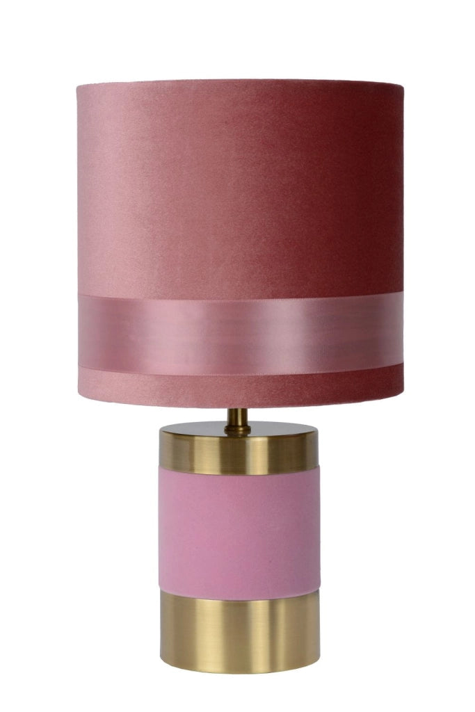 Lampada da tavolo Lucide Frizzle rosa E14 40W 32cm IP20