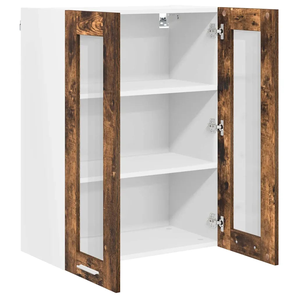 Armadio pensile Rovere fumé 60 x 31 x 80 cm Legno multistrato