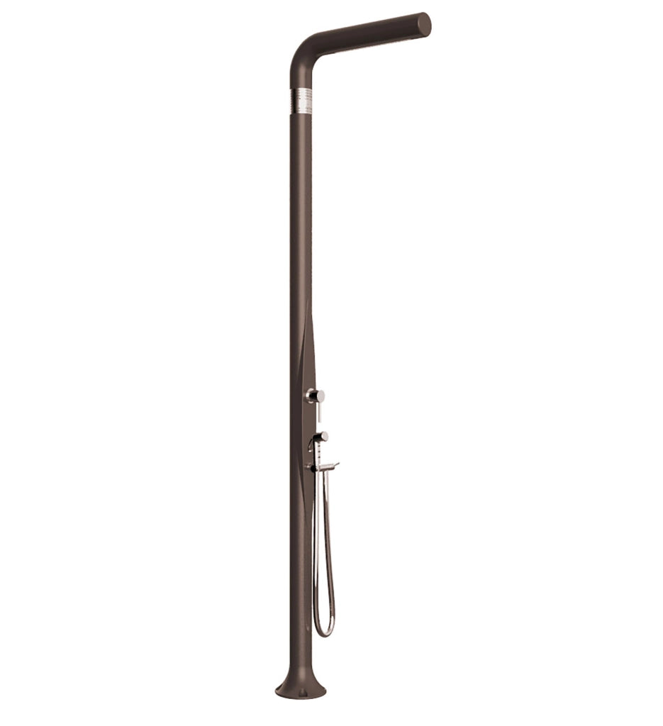 Doccia da Esterno Giardino Miscelatore e Doccetta Mobile Arkema Funny Yang Dove Grey